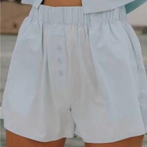 Daily Drills blue poplin shorts!!!